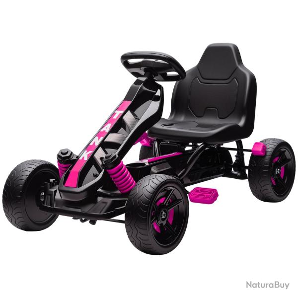 Kart � p�dales enfant ext�rieur 100 x 59 x 60,5 cm roue libre frein marche arri�re s�r design moder