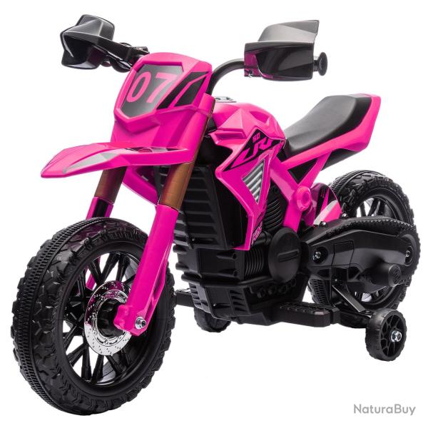 Moto cross �lectrique enfant 105 x 57 x 62 cm autonomie 1h roues d'apprentissage moderne contempora