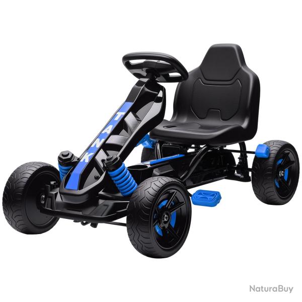 Kart � p�dales pour enfants 3-6 ans 100 x 59 x 60,5 cm frein stable roues eva antid�rapantes modern