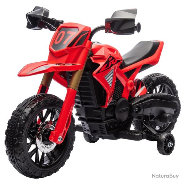 Moto cross �lectrique enfant 105 x 57 x 62 cm stabilit� roues d'entra�nement s�curit� confort desig