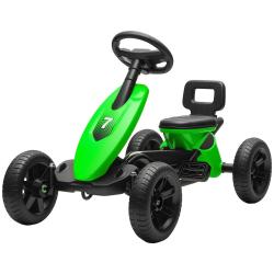 Kart &agrave; p&eacute;dales enfant 85.5 x 49 x 57 cm roues eva silencieuses avancer et reculer moderne tendance