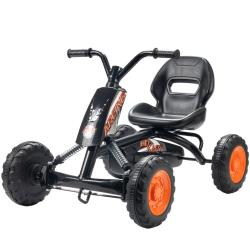 Kart &agrave; p&eacute;dales pour enfants 2-5 ans 84 x 54 x 56 cm roues anti-crevaison et cadre robuste design mo