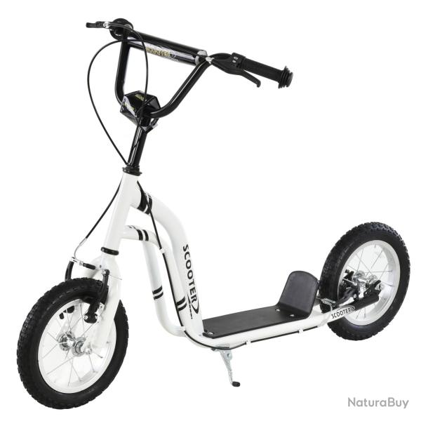 Trottinette enfant tout terrain 120 x 58 x 95 cm grandes roues pneumatiques double freins contempor