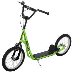 Trottinette enfant &agrave; partir de 5 ans 139 x 58 x 90-96 cm guidon r&eacute;glable pneus &agrave; air moderne &eacute;pur&eacute;