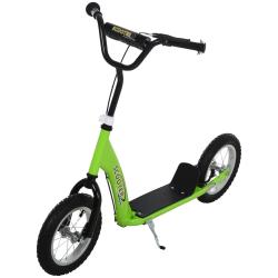 Trottinette enfant grande roues 117 x 52 x 85 cm guidon r&eacute;glable plateau antid&eacute;rapant moderne tenda