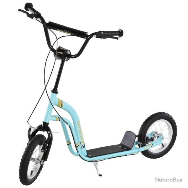 Trottinette enfant 5 ans et plus 120 x 58 x 85-95 cm guidon r�glable freins avant et arri�re modern