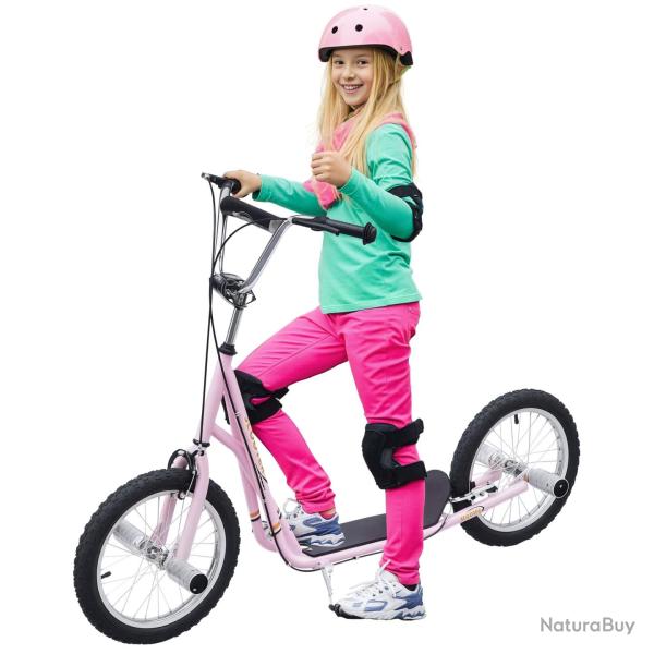 Trottinette grandes roues usage ext�rieur 143 x 58 x 100 cm guidon r�glable pneus pneumatiques mode