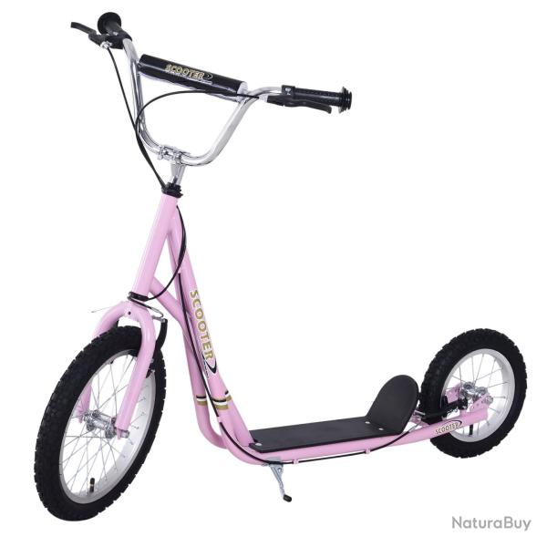 Trottinette enfant grandes roues 135 x 58 x 100 cm guidon r�glable plateau antid�rapant moderne sca
