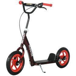 Trottinette enfant grandes roues 118 x 52 x 88 cm frein arri&egrave;re plateau antid&eacute;rapant s&ucirc;r design mod