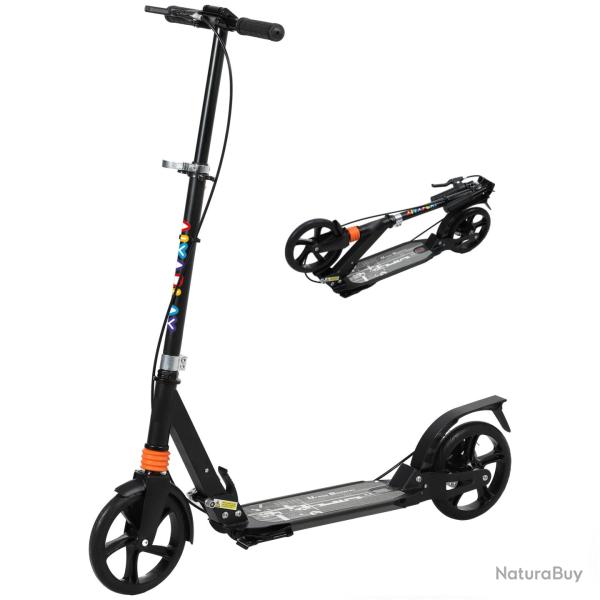 Trottinette enfant pliable 94 x 36 x 103 cm guidon r�glable freins avant et arri�re design moderne