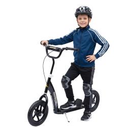 Trottinette pour enfants 5-12 ans 2 roues 120 x 52 x 88 cm guidon r&eacute;glable frein arri&egrave;re moderne te