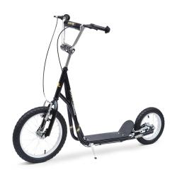 Trottinette enfant tout terrain 135 x 58 x 100 cm pneus gonflables guidon r&eacute;glable design moderne j