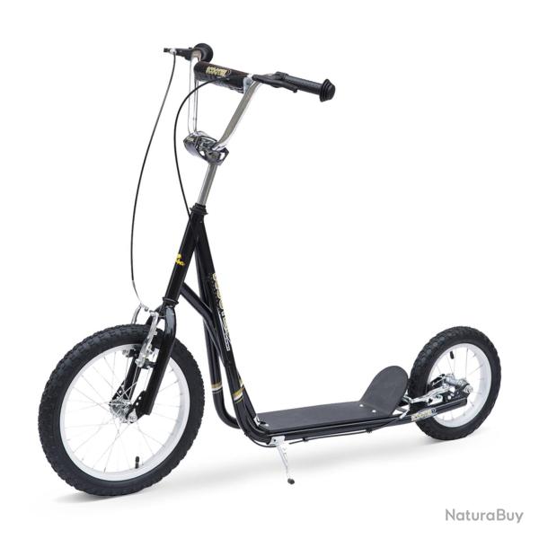 Trottinette enfant tout terrain 135 x 58 x 100 cm pneus gonflables guidon r�glable design moderne j