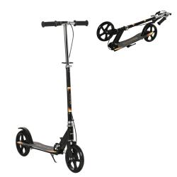 Trottinette pliable pour enfant 86 x 35 x 93-103 cm guidon 3 positions double frein antid&eacute;rapant mo