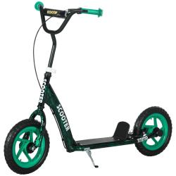 Trottinette enfant grandes roues 30 cm hauteur r&eacute;glable 118 x 52 x 88 cm frein arri&egrave;re design moder