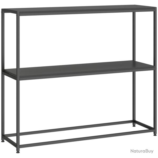 Console d'entr�e 100 x 30 x 87 cm grand plateau grande �tag�re rangement fonctionnel moderne minima