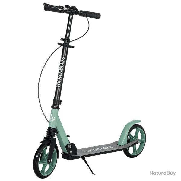 Trottinette pliable pour adultes 91 x 36 x 104 cm guidon r�glable double frein design contemporain