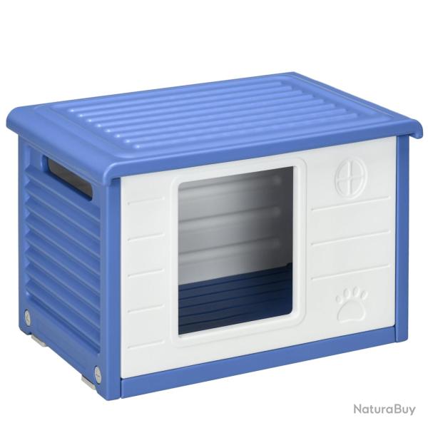 Niche pour chien ext�rieure sur�lev�e 60 x 42 x 40 cm antid�rapante ventil�e contemporain jardin en