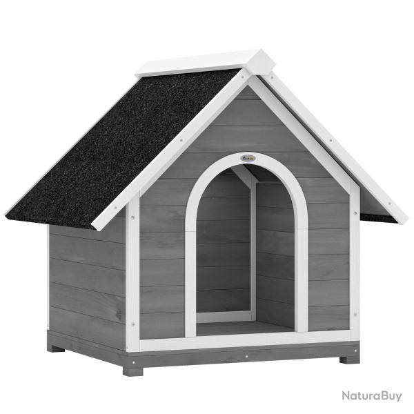Niche pour chien d'ext�rieur 101 x 83.5 x 85 cm nettoyage facile base sur�lev�e contemporain ambian