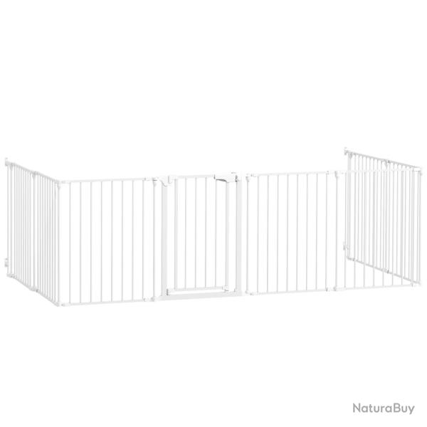 Barri�re de s�curit� parc chien et enfant 61 x 75 x 3 cm pliable porte une main verrouillage salon