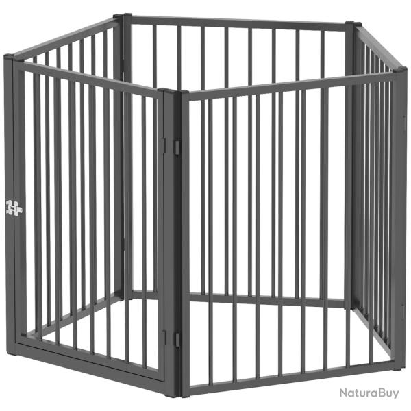 Parc pour chien modulable int�rieur ext�rieur 180 x 60 x 76 cm s�curis� facile � assembler moderne
