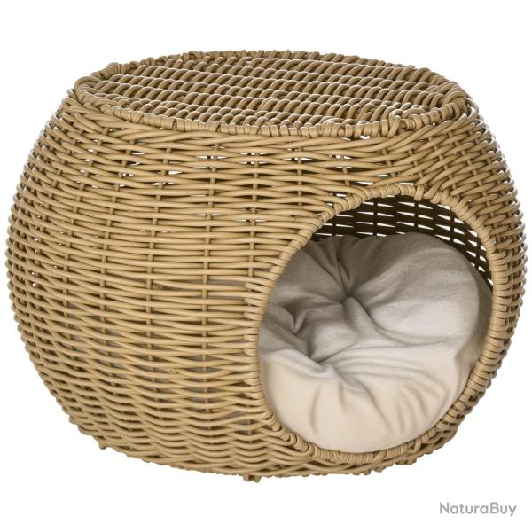 Niche pour chat deux niveaux � 40 x 30 cm observatoire pour repos coussin moelleux scandinave en r�