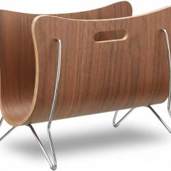 Porte-revues design moderne pratique 30 x 37 x 25 cm en bois marron 13_0018075