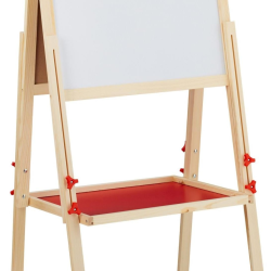 Tableau droit r&eacute;glable en hauteur pour enfants 135 x 55 x 52 cm usage ludique et &eacute;ducatif style mod