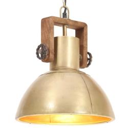 Lampe suspendue style industriel r&eacute;tro 101 x 30 cm ambiance cosy unique en fer laiton 02_0046665