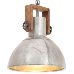 Lampe suspendue industrielle salon bureau 101 x 30 x 30 cm ambiance cosy finition mate en fer argen