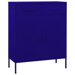 Armoire de rangement moderne 80 x 35 x 101,5 cm avec tiroirs 3 sections et &eacute;tag&egrave;re r&eacute;glable en acie