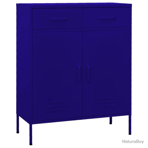 Armoire de rangement moderne 80 x 35 x 101,5 cm avec tiroirs 3 sections et �tag�re r�glable en acie