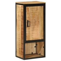 Armoire de salle de bain moderne rangement pratique 40 x 27 x 90 cm en bois de manguier naturel 02_