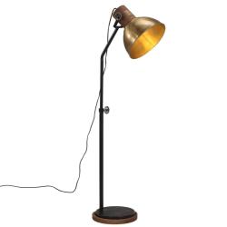 Lampadaire r&eacute;glable style industriel salle &agrave; manger 30 x 30 x 100-150 cm en fer laiton antique 02_0