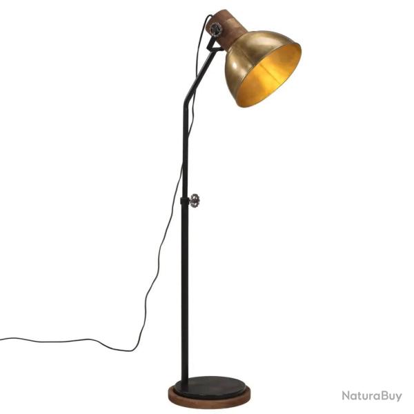Lampadaire r�glable style industriel salle � manger 30 x 30 x 100-150 cm en fer laiton antique 02_0