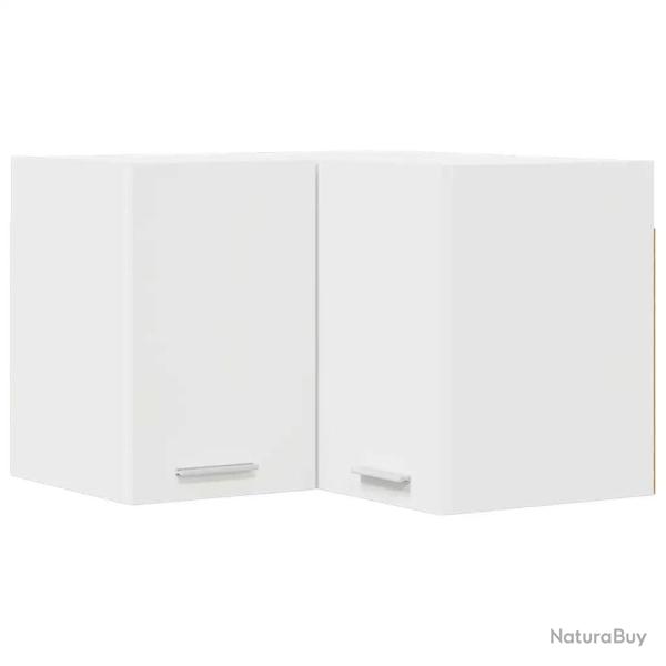 Armoire suspendue moderne grande capacit� rangement 57 x 57 x 40 cm en bois d'ing�nierie blanc 02_0