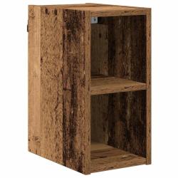 Armoire suspendue moderne avec grand espace de stockage 20 x 29,5 x 40 cm en bois d'ing&eacute;nierie bois