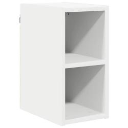 Armoire suspendue moderne espace de rangement 20 x 29,5 x 40 cm en bois d'ing&eacute;nierie blanc 02_00534
