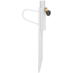Pied de parasol &agrave; planter jardin camping 42 x 20 x 5 cm facilit&eacute; d'utilisation design moderne en ac