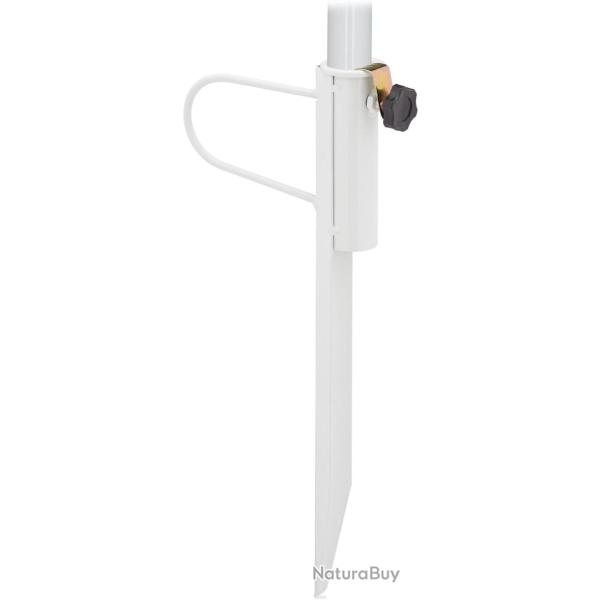 Pied de parasol � planter jardin camping 42 x 20 x 5 cm facilit� d'utilisation design moderne en ac