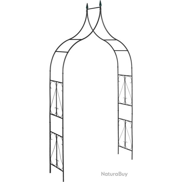Arche � rosiers ornementale en m�tal jardin 270 x 145 x 37 cm pour plantes grimpantes design romant