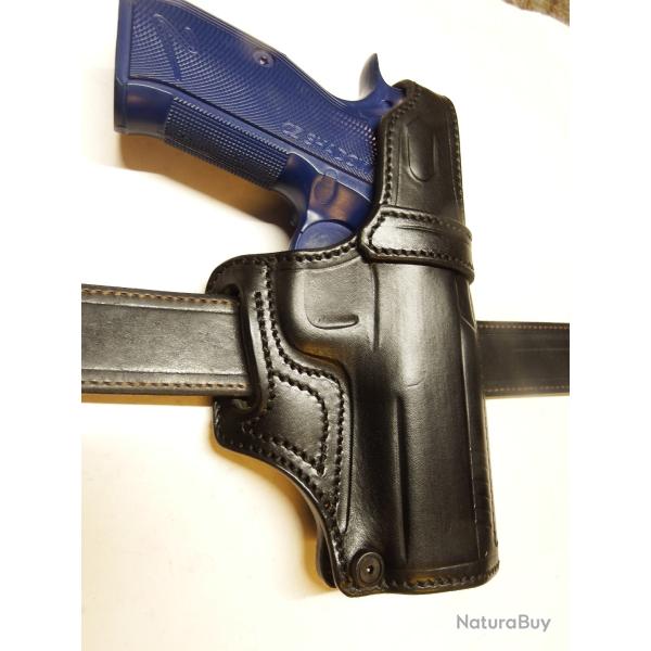 ETUI CUIR "GI Holster" pour CZ Shadow 2 et autres (Entreprise Artisanale Fran�aise)