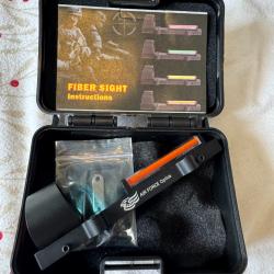 Point rouge Air force optics Fibre Rouge