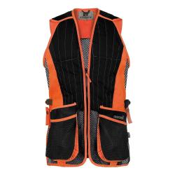Prix de d&eacute;part &agrave; 1� !! Gilet Ball Trap Evo Percussion Noir et Orange Taille XL