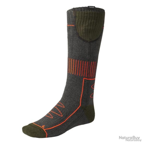 CHAUSSETTE SEELAND CELSIUS HEAT CHAUFFANTES PINE GREEN TAILLE 43-46