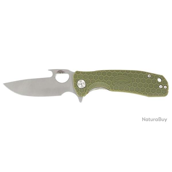 Couteau pliant Honey Badger Medium Opener Vert HB1063 Lame 81 mm