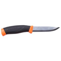 Couteau fixe Morakniv Companion Noir/Orange MO11824 Lame Sandvik 12C27 104 mm