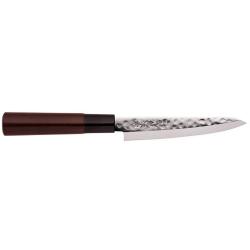 Couteau Petty Seki Ryu SRH700 Jaku Hammered Lame martel&eacute;e 120 mm