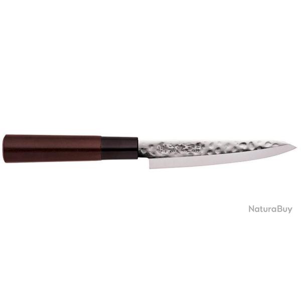 Couteau Petty Seki Ryu SRH700 Jaku Hammered Lame martel�e 120 mm