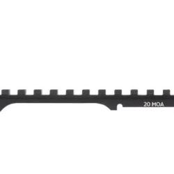 Rail de montage MDT 20 MOA Weaver/Picatinny pour CZ 457 Aluminium anodis&eacute;